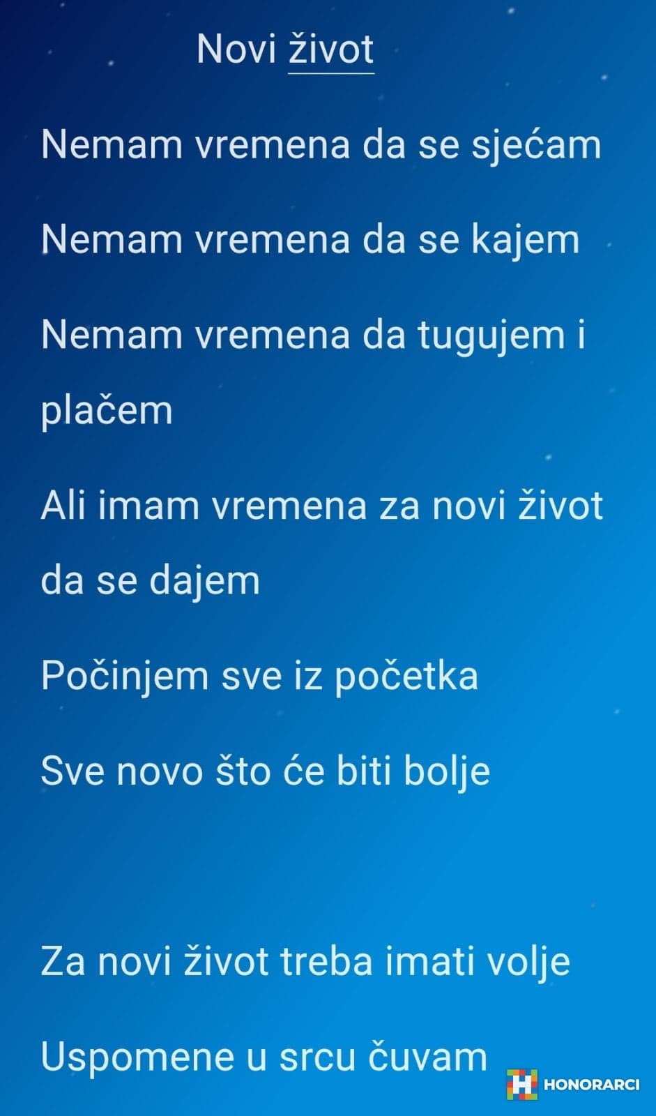 Pišem pjesme