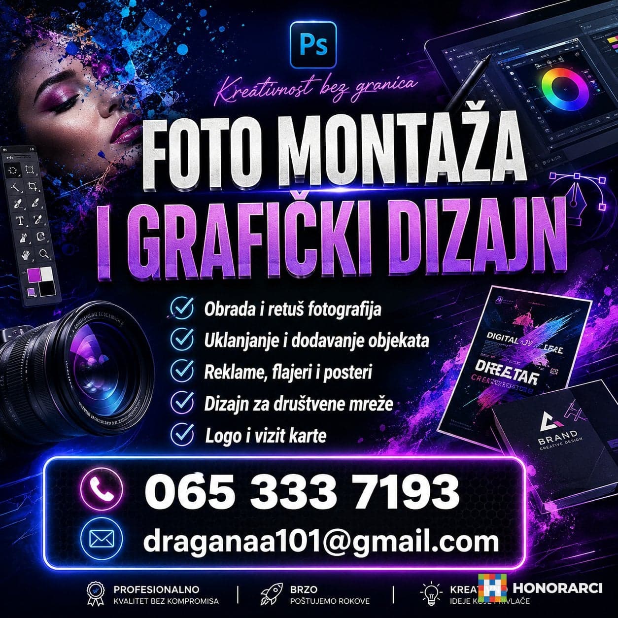 FOTO MONTAŽA I GRAFIČKI DIZAJN