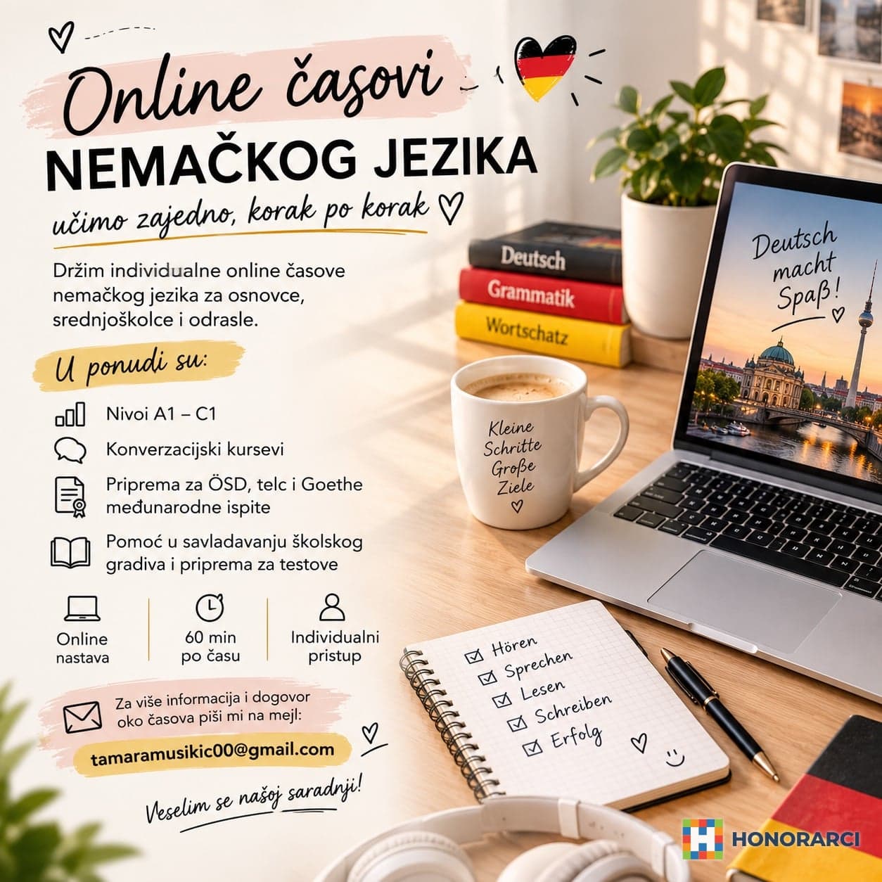 Online časovi nemačkog jezika